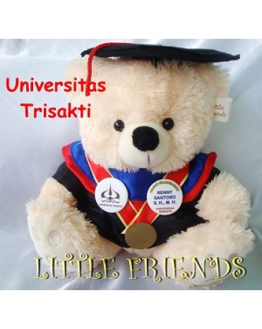 Boneka Wisuda Universitas Trisakti - S2 - Hukum (30 cm)